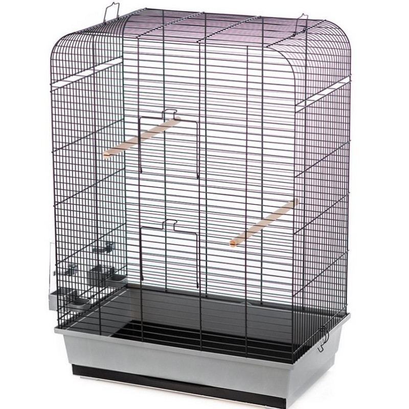 Duvo Plus Nina Black, 54*34*75cm - būris sīkiem un vidējiem putniem