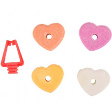 % Flamingo Gnawing Stone Fruit-Scented Hearts, 120g (4gb*30g)