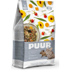 Witte Molen Puur Chinchilla & Degu, 500g - Premium barība šinšilām un degu