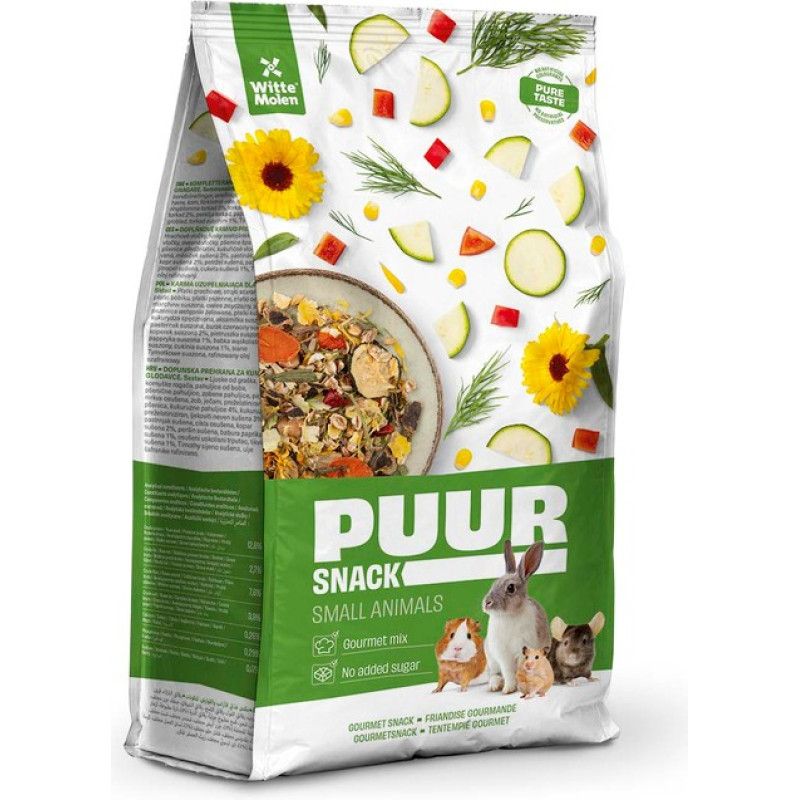 Witte Molen Puur Pauze Snack Muesli, 600g - Premium maisījums visiem grauzējiem