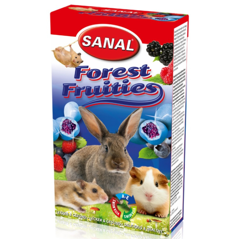 Sanal Forest Fruities, 45g - jogurta bumbiņas ar meža ogu pildījumu