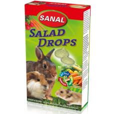 SANAL Salad Drops, 45g - multivitamīnu kārums ar dārzeņiem grauzējiem
