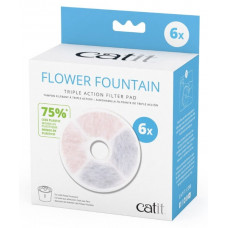 Catit Fountain Filter Triple Action, 6gb - filtri dzirdnei-strūklakai