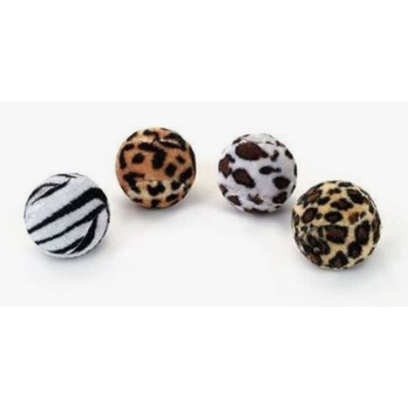 Amber Crown Animal print cattoy ball, 4gb - plīša grabošas bumbiņas