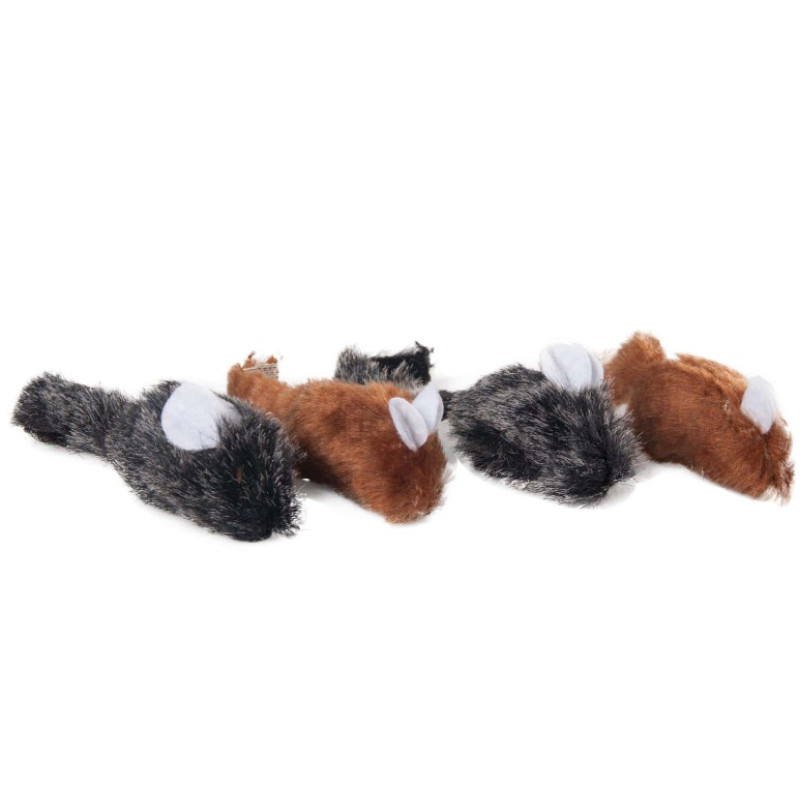 Flamingo Mice, 4gb - plīša peles ar kaķu mētru