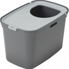 Moderna Products Top Cat Cool Grey, 59*39*38cm - tualete ar ieeju no augšas