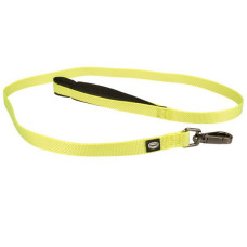 Duvo Plus Explor North Leash Neon Yellow 100cm/20mm - atstarojošā pavada
