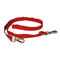 Duvo Plus Explor East Duo Leash Red, 200cm/25mm - atstarojošā pārsprādzējamā pavada