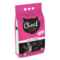 Chuck Standard Baby Powder, 10L - cementējošās smiltis ar bērnu pūdera aromātu, vidējā frakcija