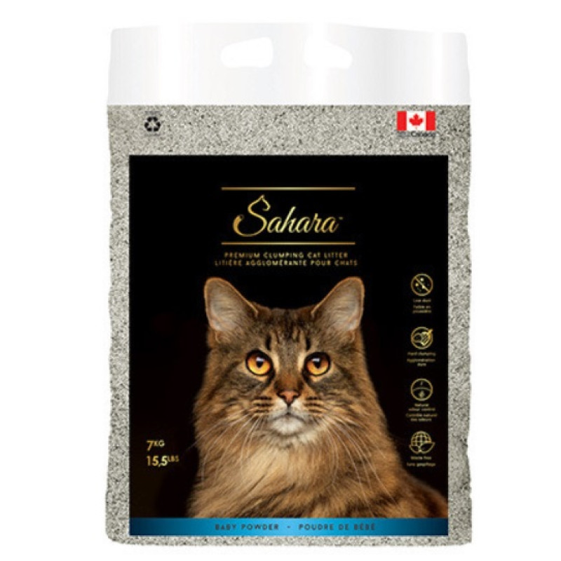 Sahara Baby Powder, 7kg - cementējošās smiltis ar bērnu pūdera aromātu