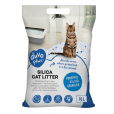 Duvo Plus Silica Cat Litter, 16L - silikona pakaiši