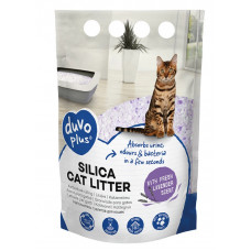 Duvo Plus Silica Cat Litter Lavender, 5L - silikona pakaiši ar lavandas aromātu