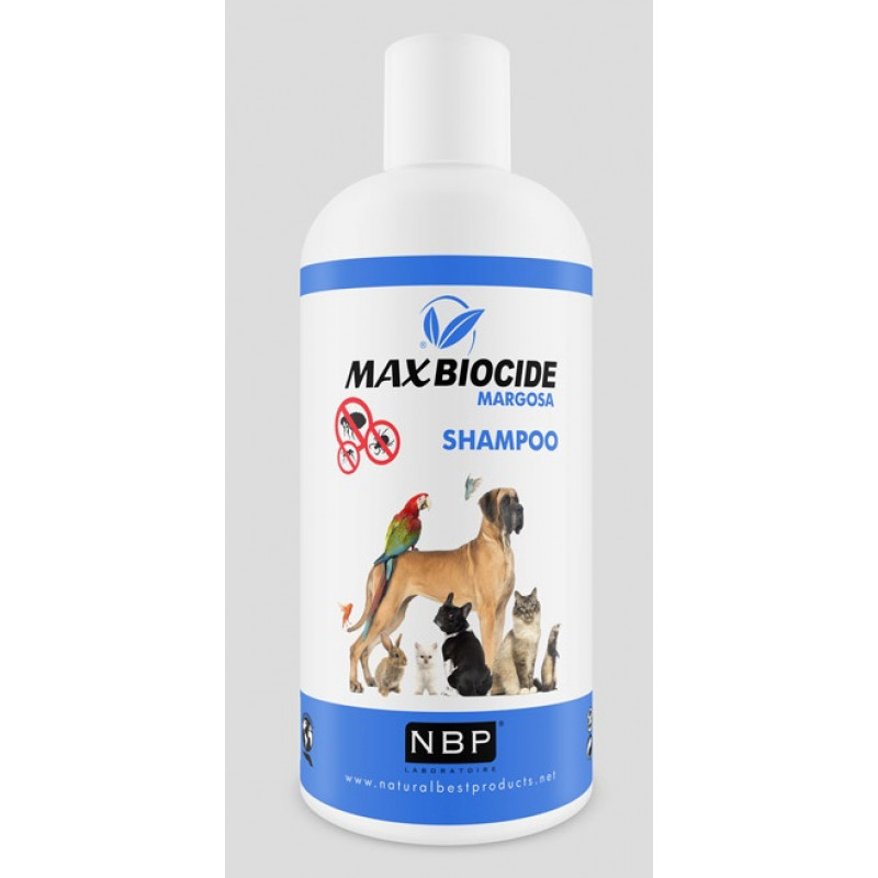 MAX BIOCIDE Margosa Shampoo, 200ml - pretparazītu šampūns