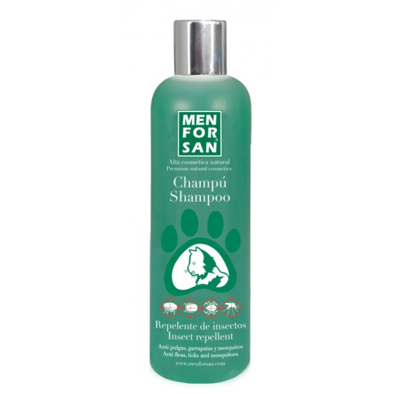 MEN FOR SAN Insect Repellent Shampoo Cat, 300ml - pretparazītu šampūns kaķiem