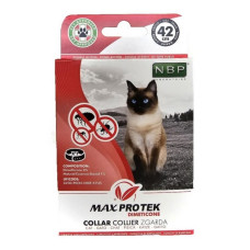 Max Pro Tec Cat Collar, 42cm - dubultās iedarbības pretparazītu kaklasiksna kaķiem