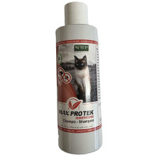 Max Pro Tek Cat Shampoo, 200ml - dubultās iedarbības pretparazītu šampūns kaķiem