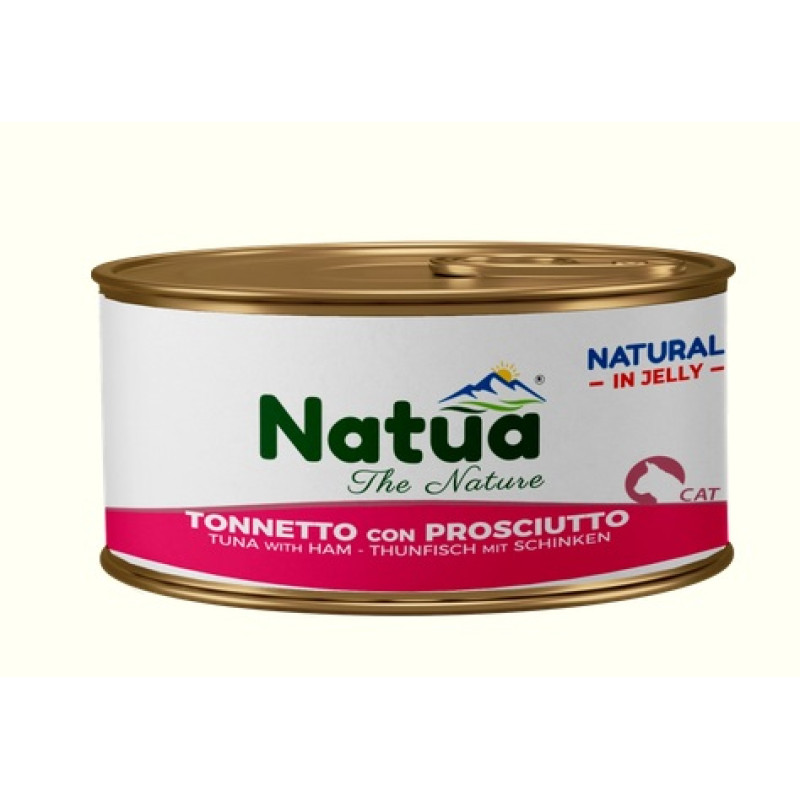 Natua Cat Tuna with Ham Jelly, 85g - tuncis ar šķiņķi želejā