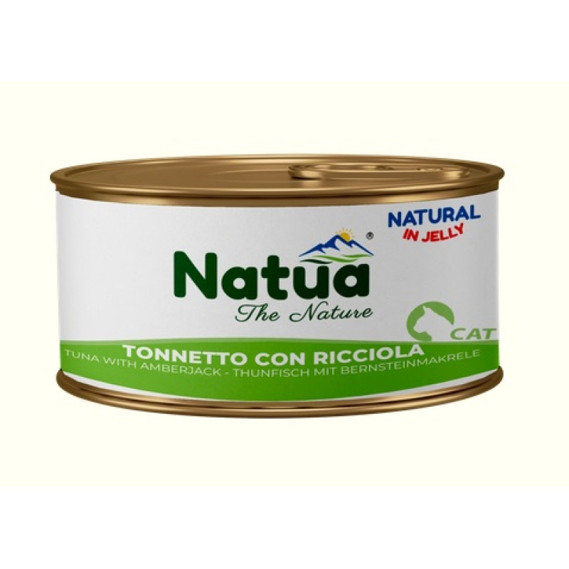 Natua Cat Tuna with Amberjack Jelly, 85g - tuncis ar lakedru želejā