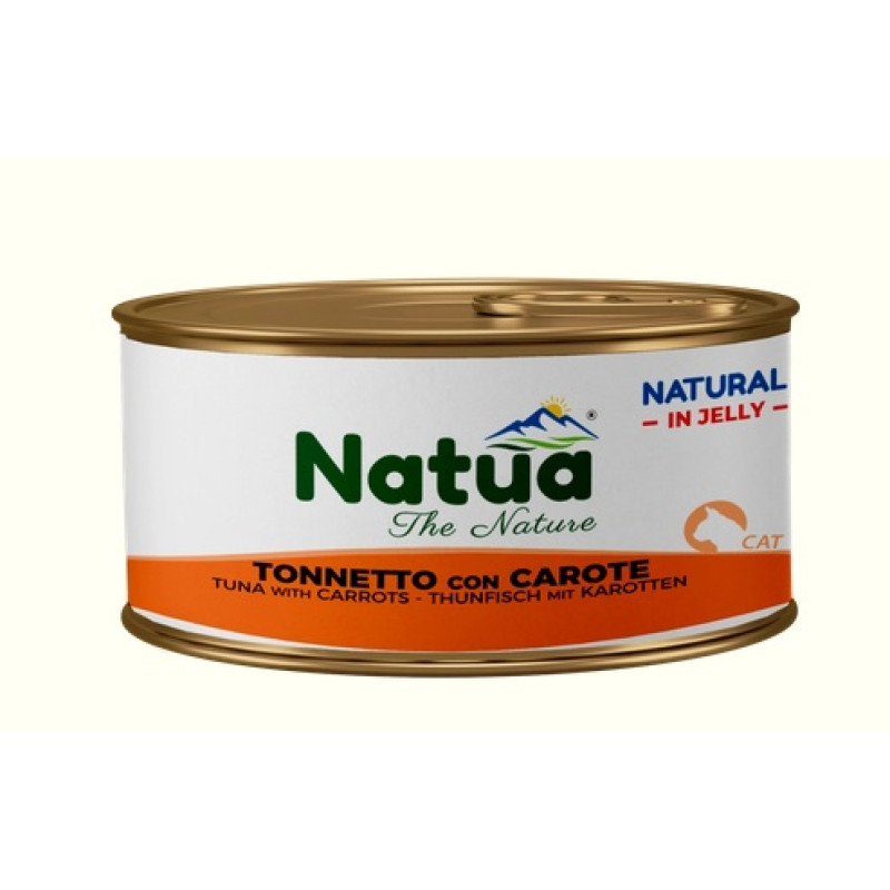 Natua Cat Tuna with Carrots Broth, 85g - tuncis ar burkāniem buljonā