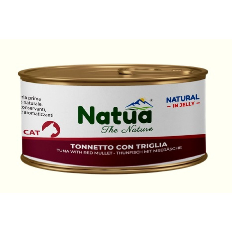 Natua Cat Tuna with Red Mullet Jelly, 150g - tuncis ar sarkano kefāli želejā