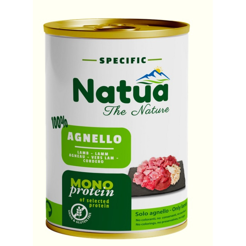 Natua Specific Lamb, 400g - bezgraudu sautēts jērs, monoproteīns