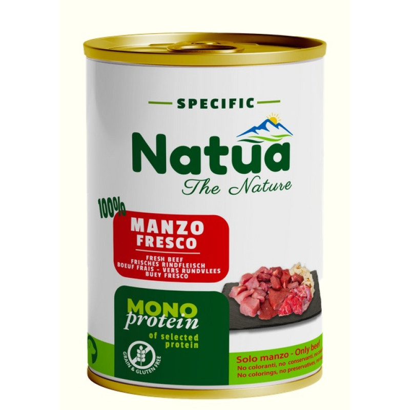 Natua Specific Fresh Beef, 400g - bezgraudu sautēts svaigs liellops, monoproteīns