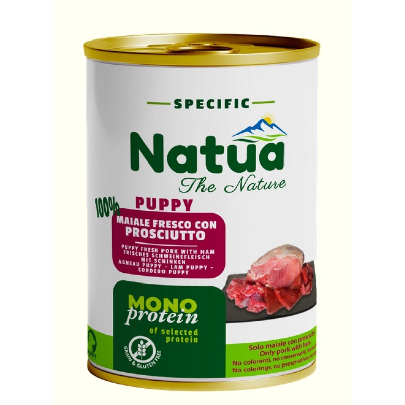 Natua Specific Fresh Ham Puppy, 400g - bezgraudu sautēts svaigs šķiņķis kucēniem, monoproteīns