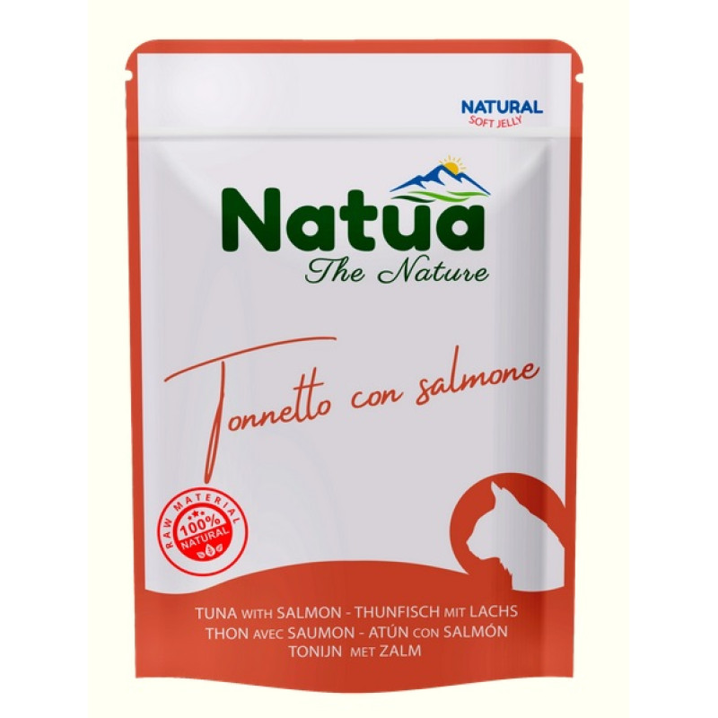 Natua Cat Tuna with Salmon Soft Jelly, 70g - tuncis ar lasi mīkstajā želejā