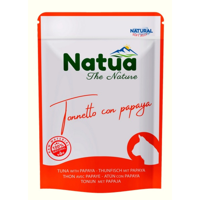 Natua Cat Tuna with Papaya Soft Jelly, 70g - tuncis ar papaiju mīkstajā želejā
