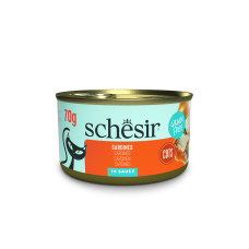 Schesir Cat Grill Sardines in Sauce, 70g - papildbarība - sardīnes mērcē, bez graudiem