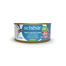 Schesir Cat Tuna with Pilchards, 140g - полноценное питание тунец и сардины в желе