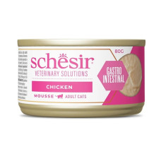 Schesir Cat Veterinary Solutions Gastro Intestinal Chicken Mousse, 80g - veterinārā diēta gremošanai - vistas uzputenis