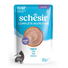 Schesir Cat Tuna In Mousse, 85g - pilnvērtīgā barība - tunča uzputenis