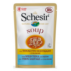 Schesir Wild Tuna and Squid Soup, 85g - savvaļas tunča un kalmāru zupa