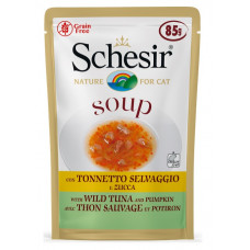 Schesir Wild Tuna and Pumpkin Soup, 85g - savvaļas tunča un kirbju zupa