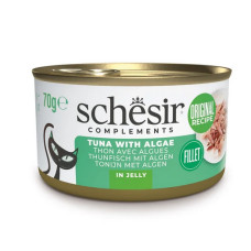 Schesir Cat Tuna with Algae in Jelly, 70g - дополнительное питание - тунец и водоросли в желе
