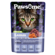 Pawsome! Lamm, 85g - bezgraudu gaļas gabaliņi ar jēru mērcē