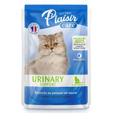 Plaisir Cat Care Urinary Support, 85g - мясные кусочки в соусе для поддержания здоровья мочеполовых путей