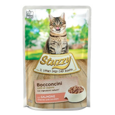 Stuzzy Cat Bocconcini Salmon, 85g - gaļas gabaliņi mērcē ar lasi 