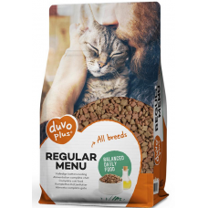 DUVO PLUS Regular Menu Cat, 4kg - sausā barība visu šķirņu kaķiem