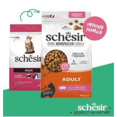 Schesir Adult Ham, 400g - sausā barība ar šķiņķi pieaugušiem kaķiem