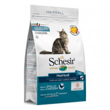 Schesir Hairball, 1.5kg - sausā barība pret spalvu kamoliem kuņģī kaķiem