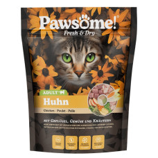 Pawsome! Adult Huhn, 750g - bezgraudu sausā barība ar vistu pieaugušiem kaķiem