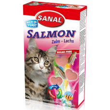 SANAL Salmon, 50g - vitamīni ar lasi kaķēniem un kaķiem