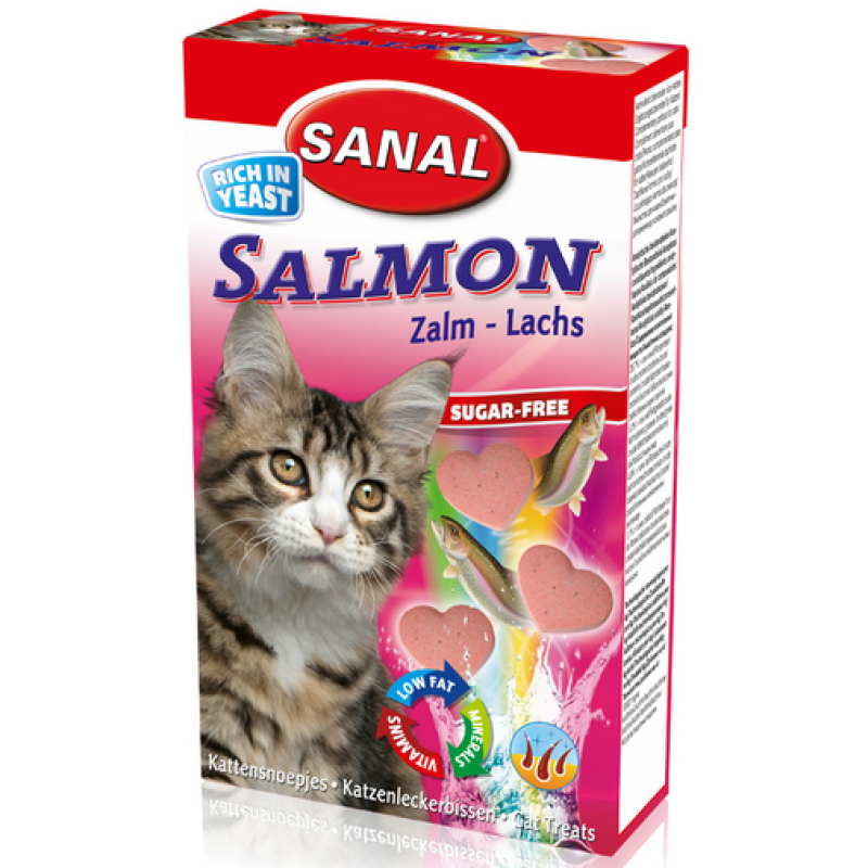 Sanal Salmon, 50g - vitamīni ar lasi kaķēniem un kaķiem