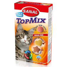SANAL TopMix, 50g - vitamīni kaķēniem un kaķiem - trīs garšu asortī