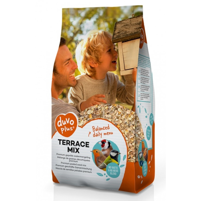 Duvo Plus Terrace Mix, 20kg - bezatkritumu barība savvaļas putniem