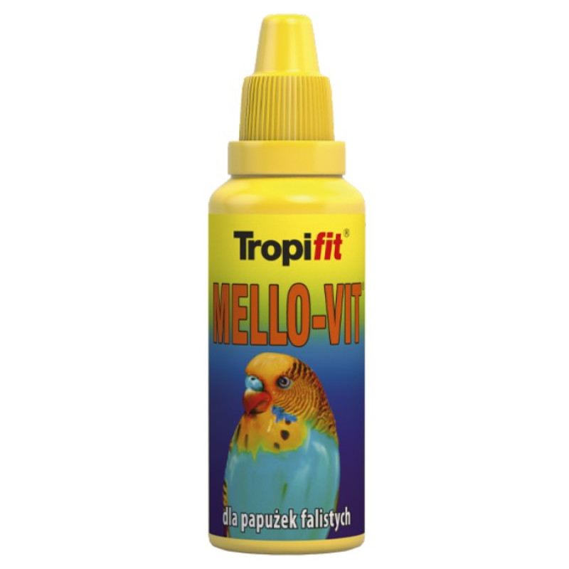 Tropical Mello-Vit Budgie, 30ml - mikroelementi viļņainiem papagaiļiem