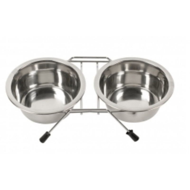 Amber Crown Dinner Set, 2*450ml - statīvs ar bļodām