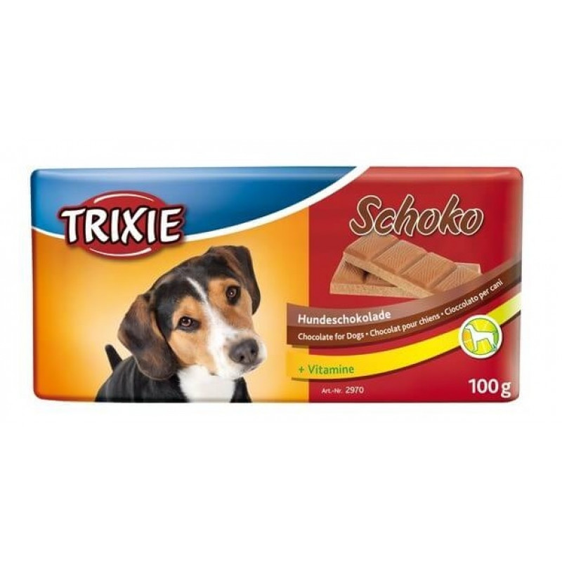 TRIXIE Schoko Dog Chocolate, 100g - šokolāde suņiem